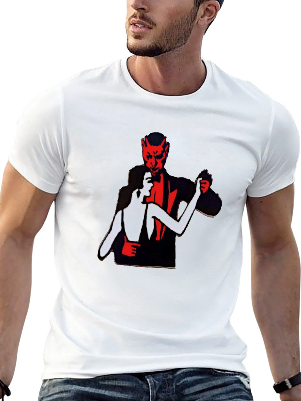 Devil Tango Graphic Tee - Mens Black T-Shirt