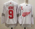 Men's Detroit Red Wings Gordie Howe #9 White Breakaway Player Jerseys