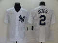 Men's New York Yankees Derek Jeter #2 White Player Jerseys