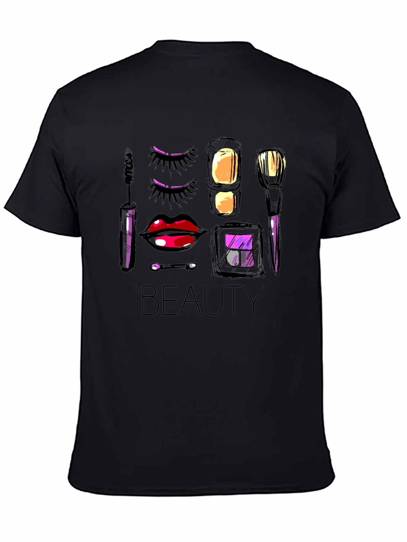 Beauty Makeup T-Shirt - Stylish Graphic Tee for Makeup Lovers