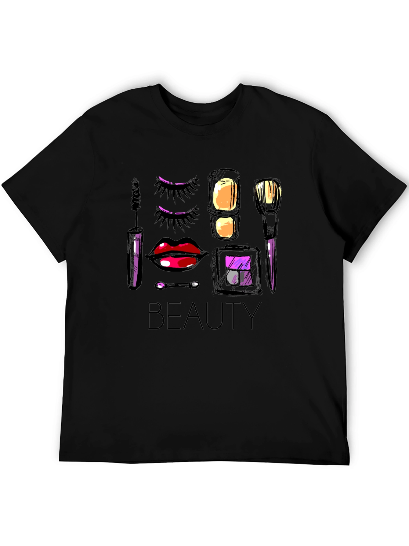 Beauty Makeup T-Shirt - Stylish Graphic Tee for Makeup Lovers