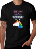 Unicorn I Dont Care Graphic Tee