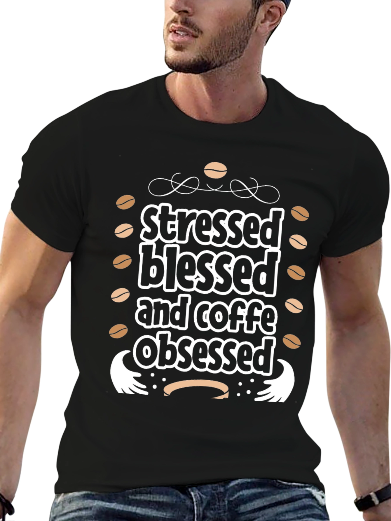 Stressed Blessed & Coffee Obsessed T-Shirt