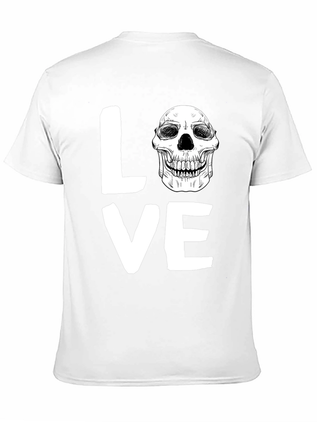 Love Skull Graphic Tee - Unique Print Design