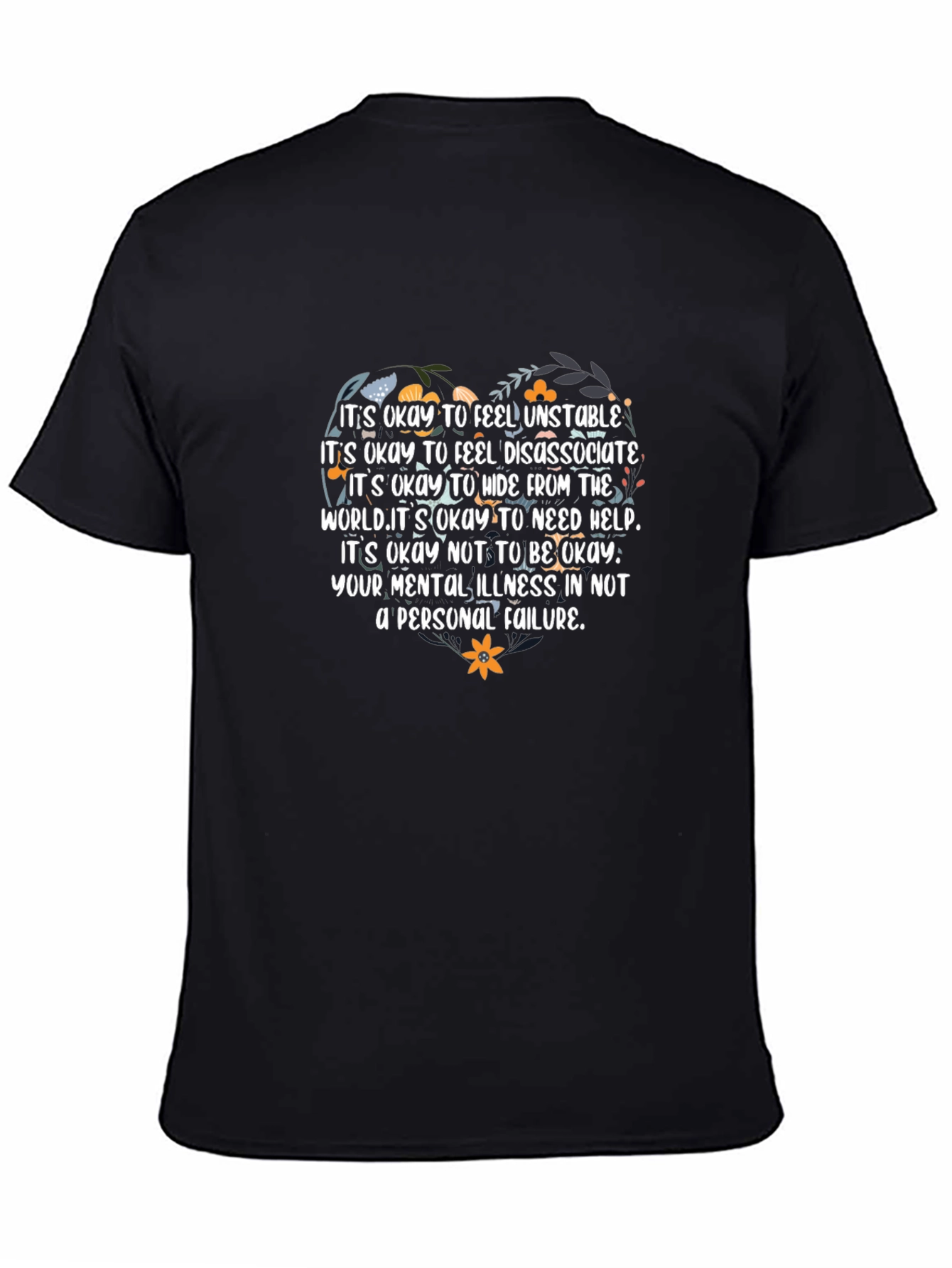 Mental Health Awareness Graphic Tee - Its Okay