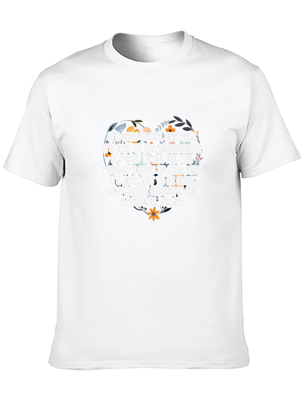 Mental Health Awareness Graphic Tee - Its Okay