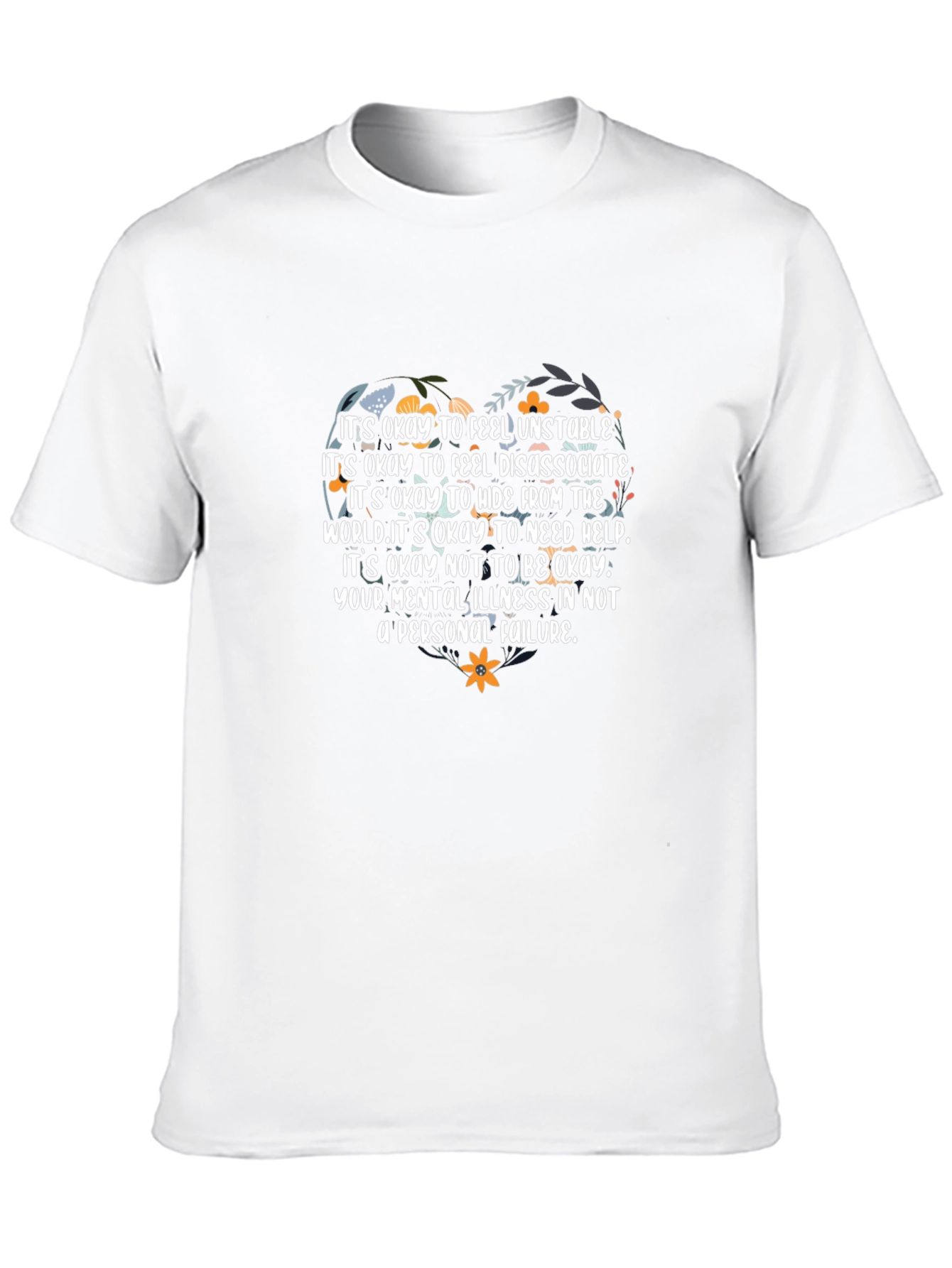 Mental Health Awareness Graphic Tee - Its Okay