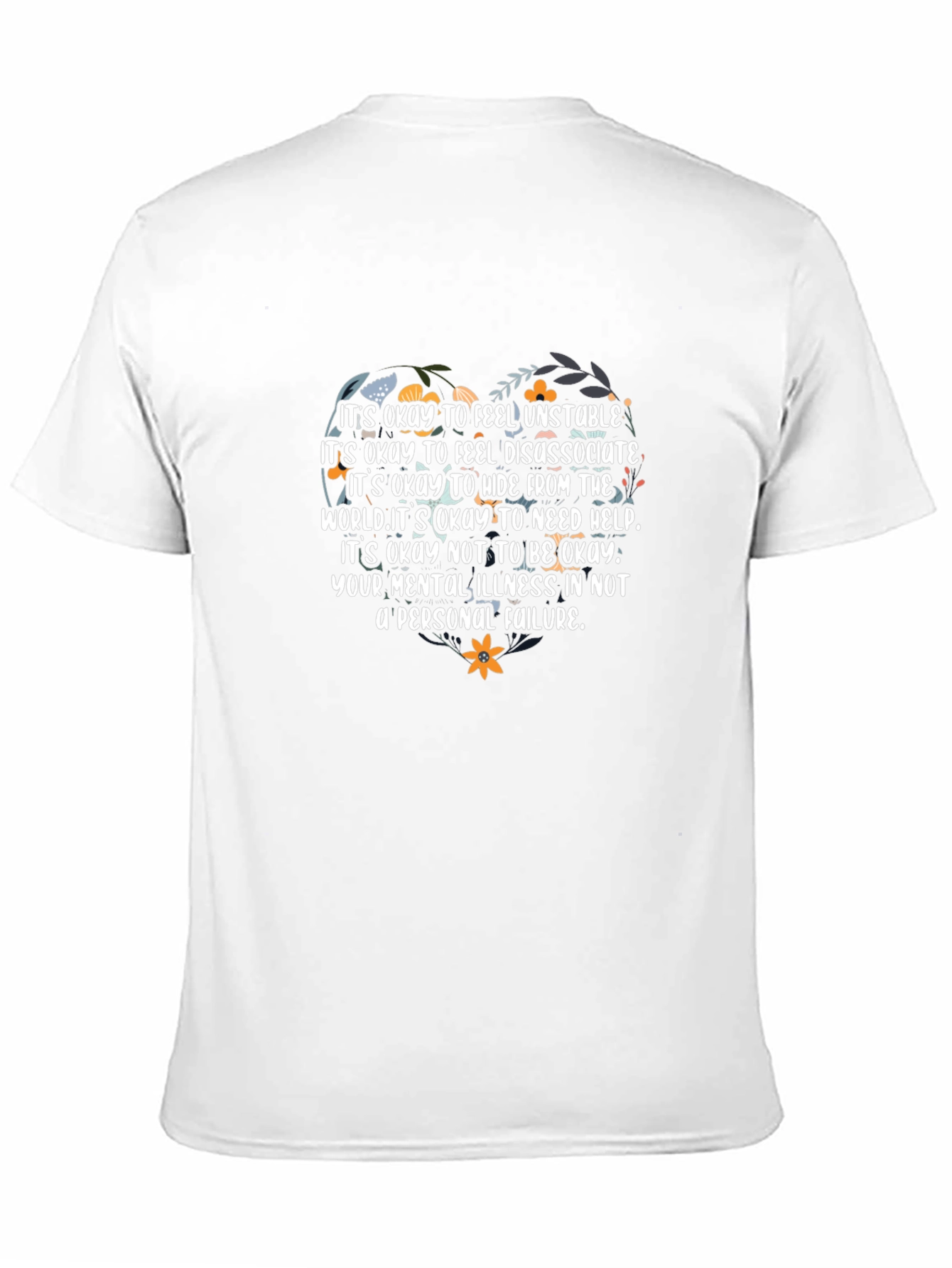 Mental Health Awareness Graphic Tee - Its Okay