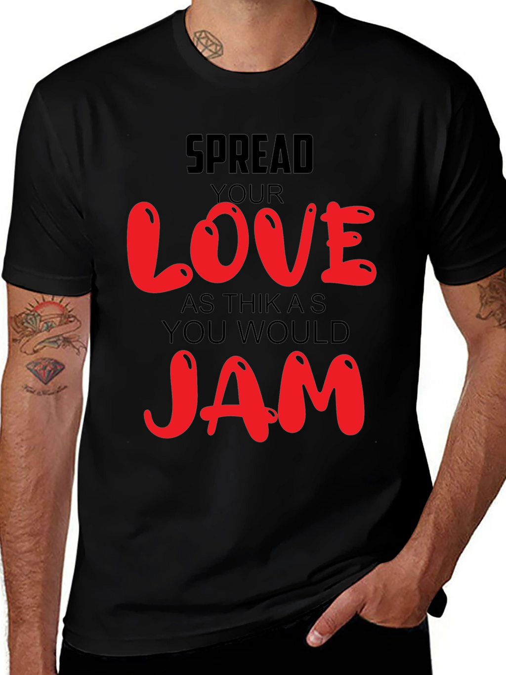 Spread Love Like Jam Graphic Tee