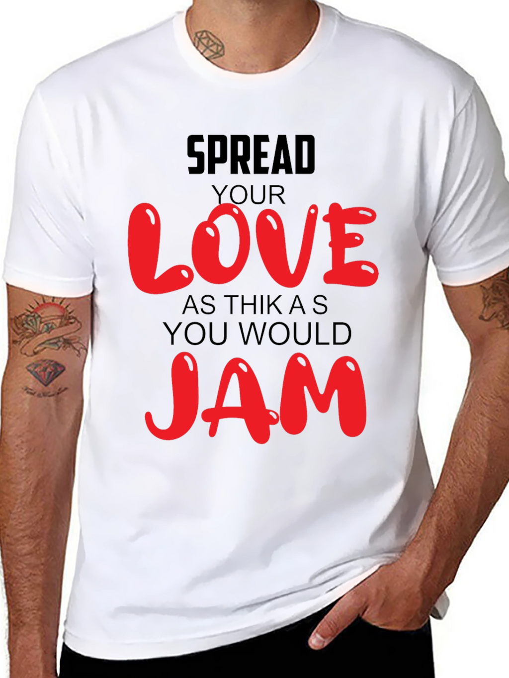 Spread Love Like Jam Graphic Tee