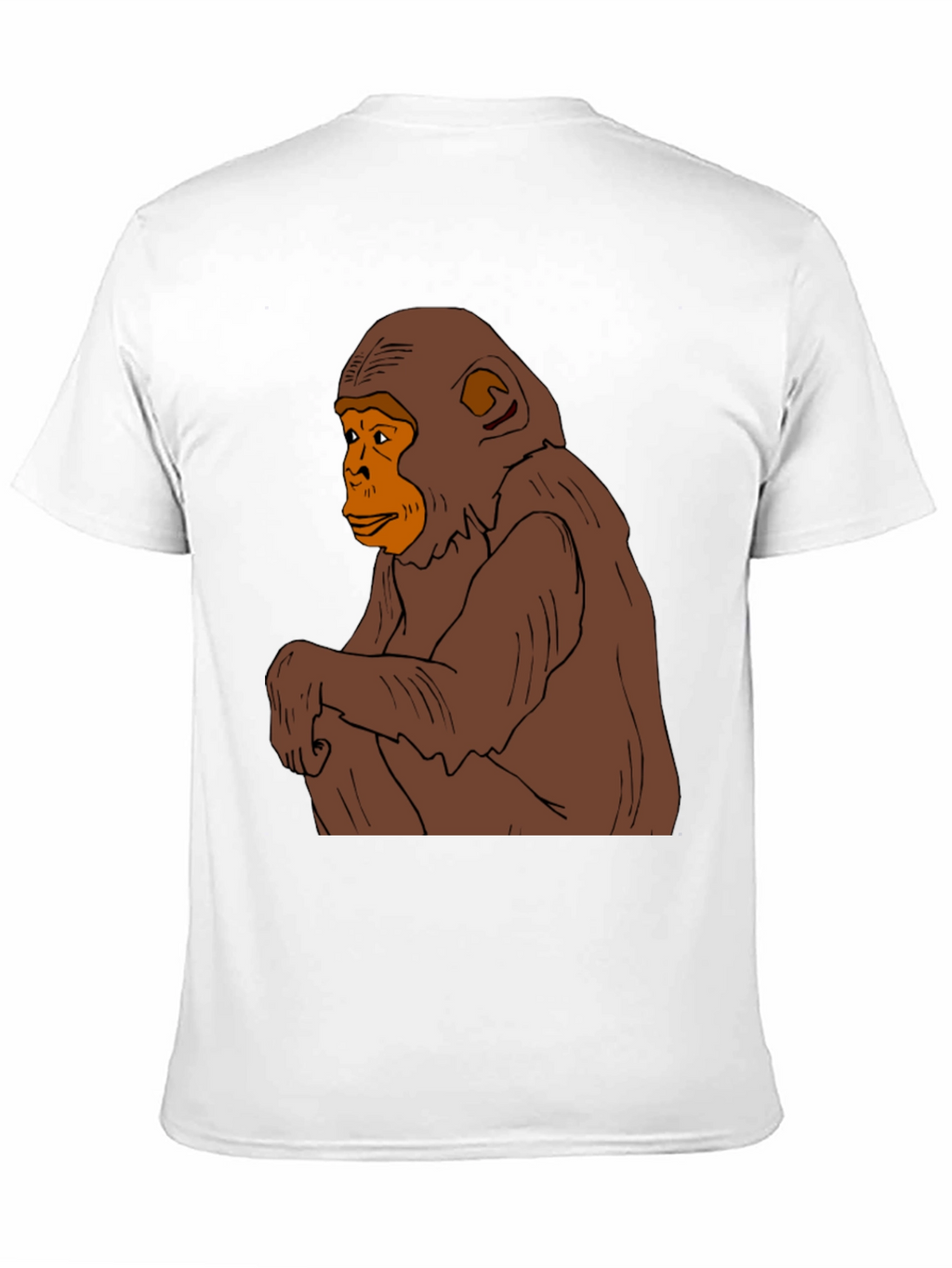 Chimpanzee Graphic Tee - Mens Black T-Shirt