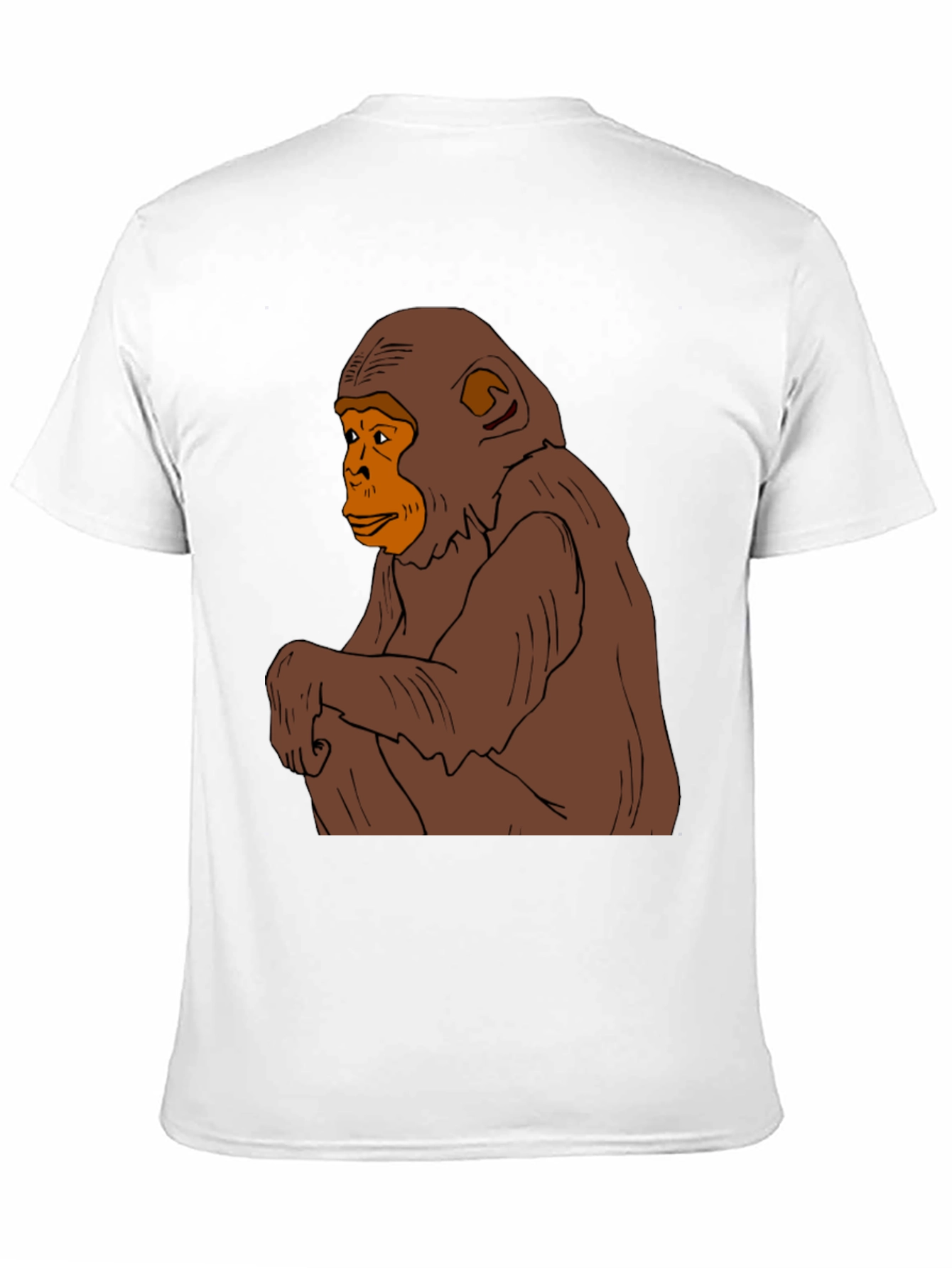 Chimpanzee Graphic Tee - Mens Black T-Shirt