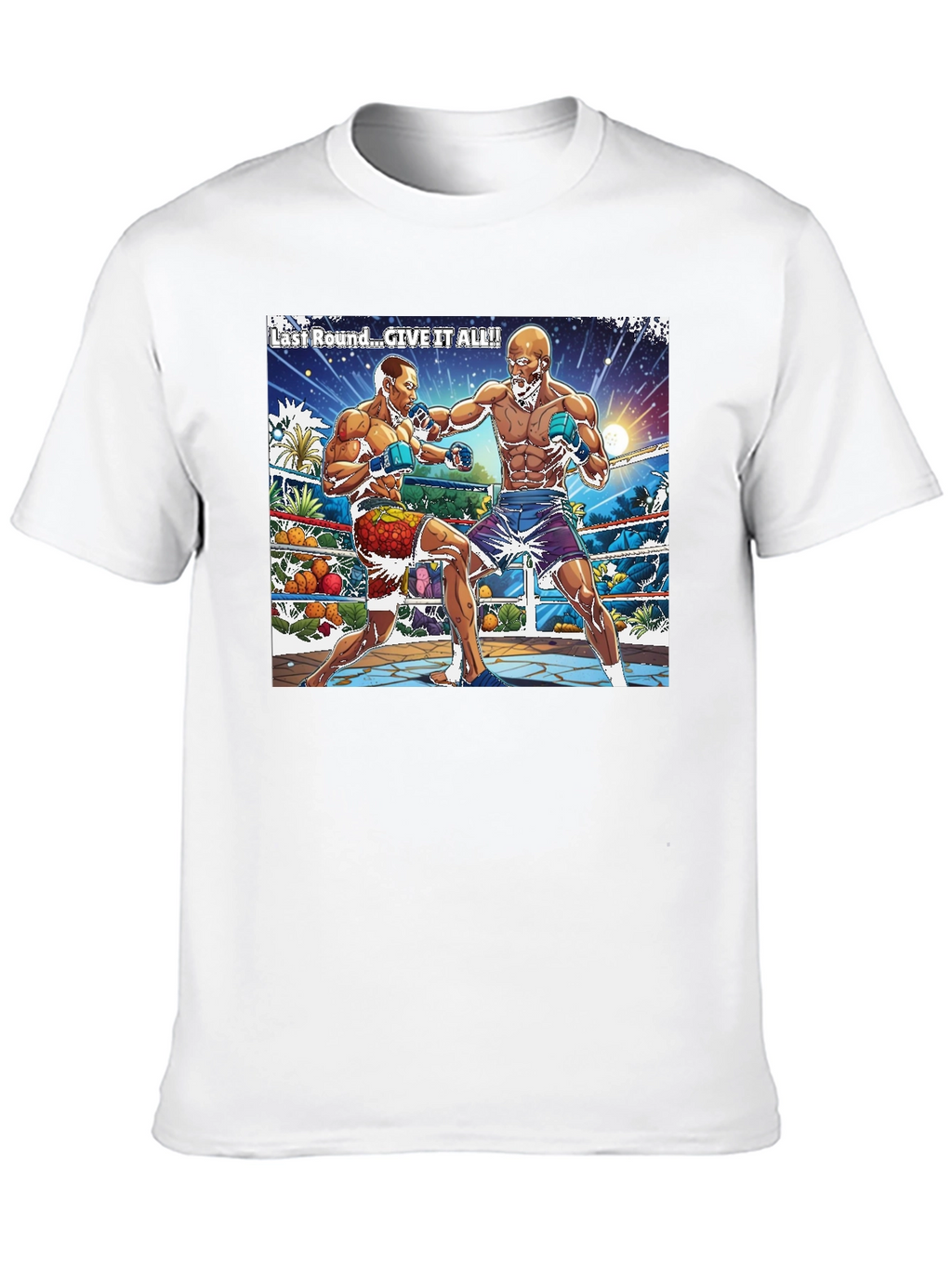 Last Round Boxing Graphic T-Shirt
