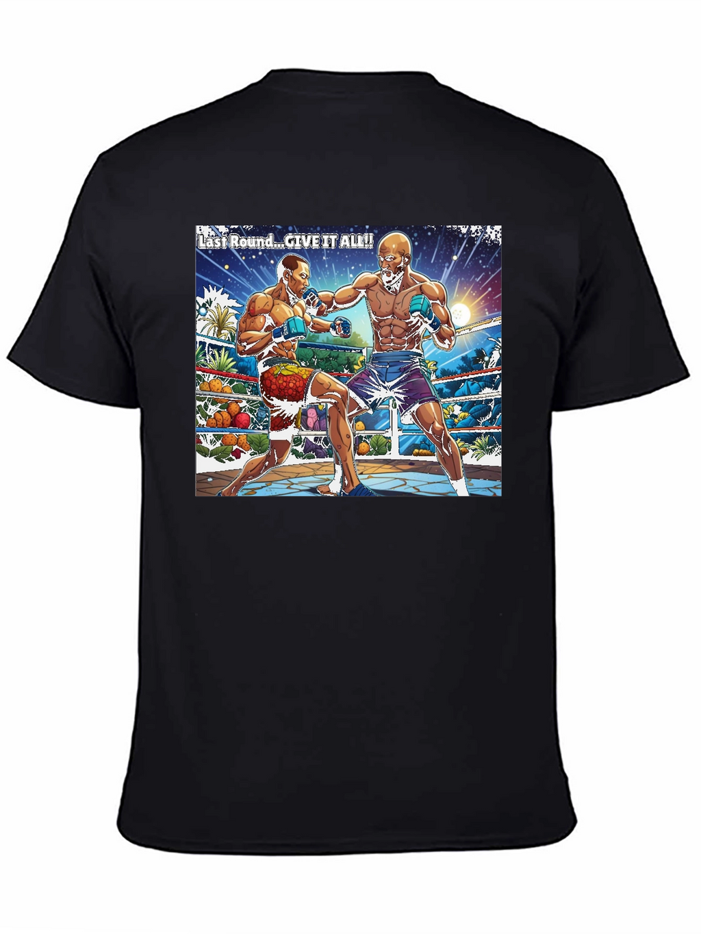 Last Round Boxing Graphic T-Shirt