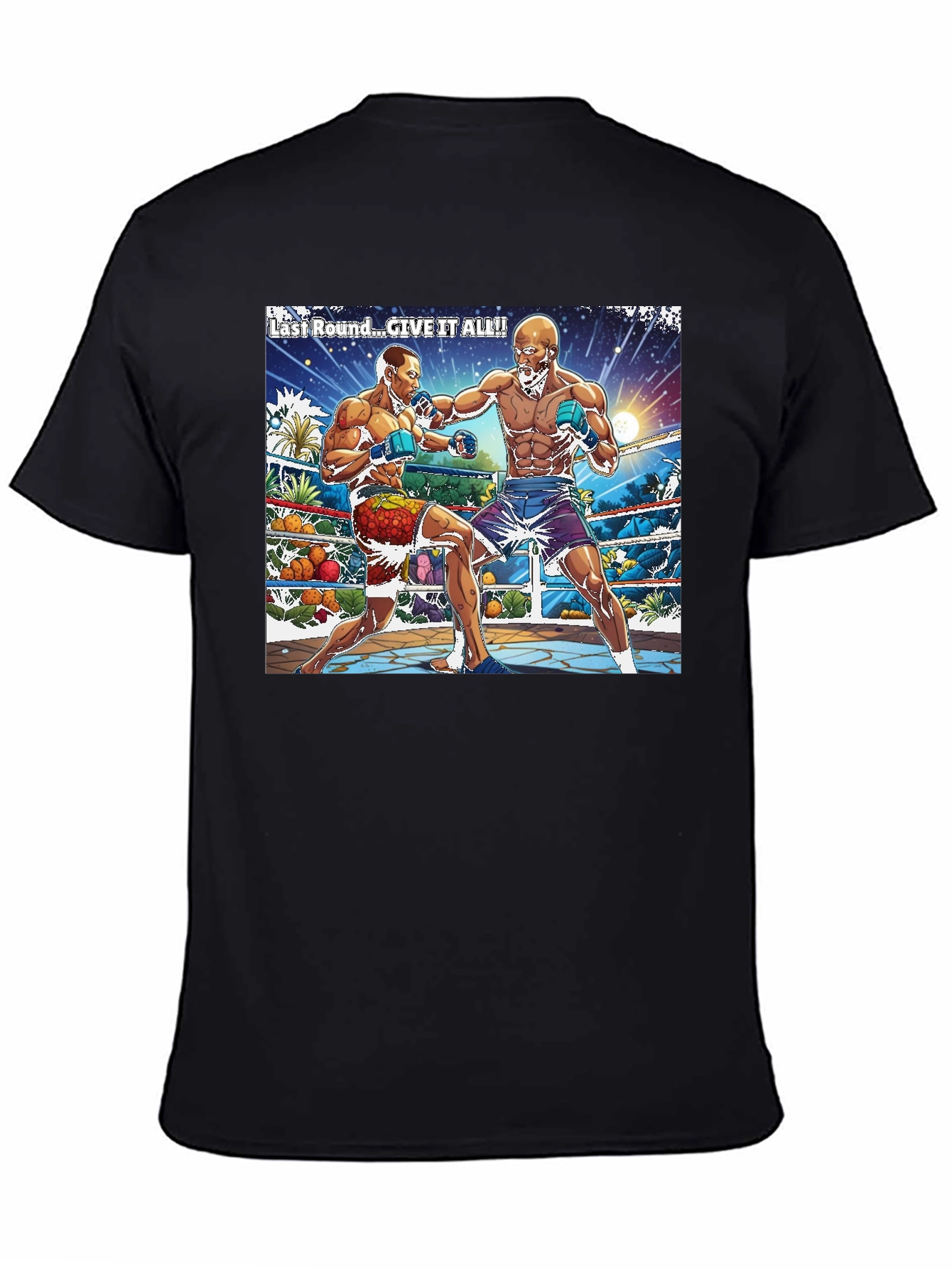 Last Round Boxing Graphic T-Shirt