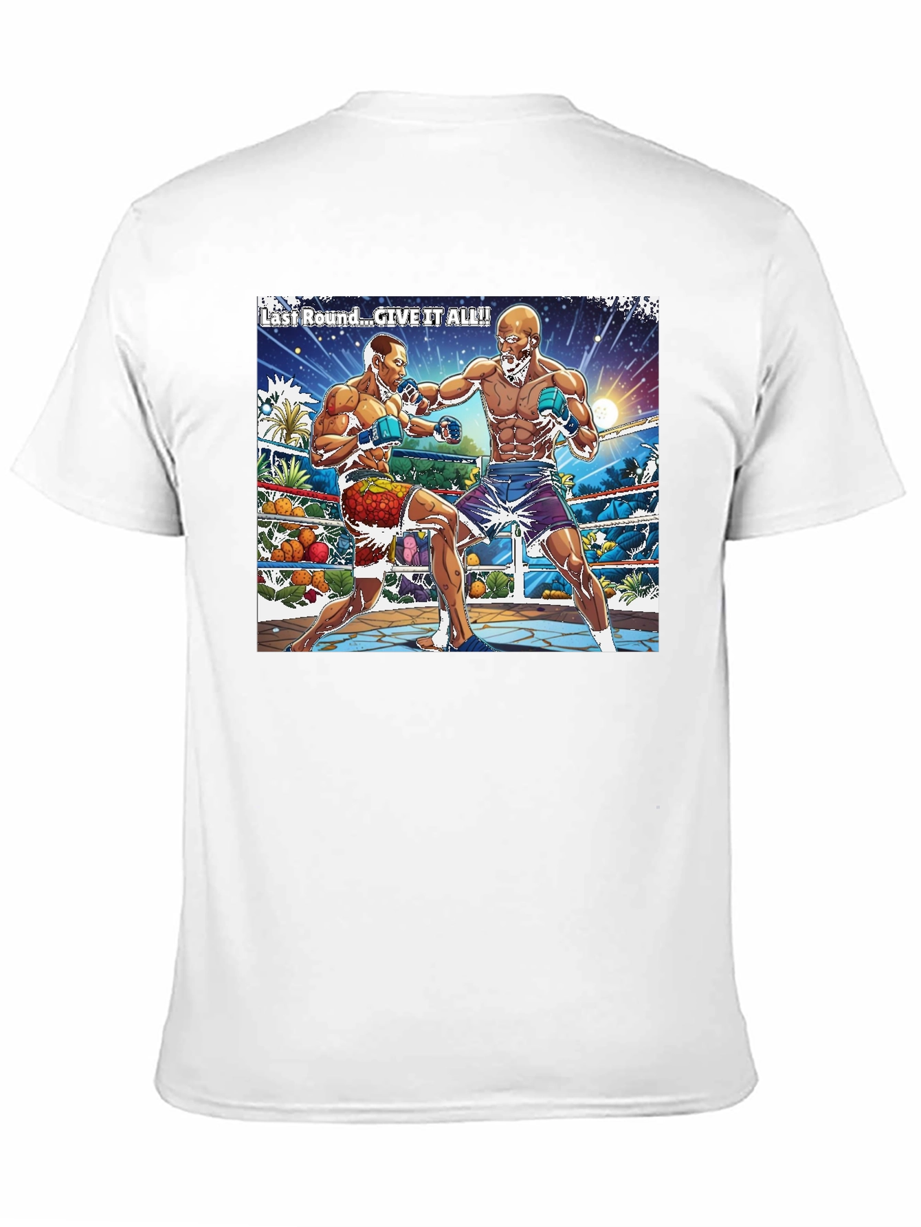 Last Round Boxing Graphic T-Shirt