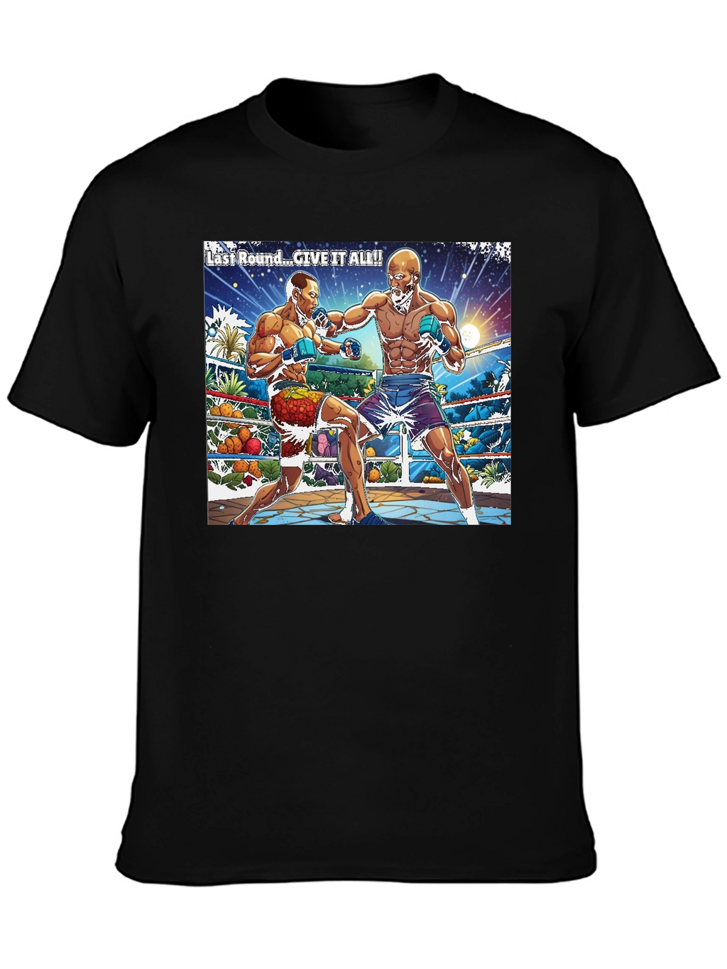 Last Round Boxing Graphic T-Shirt