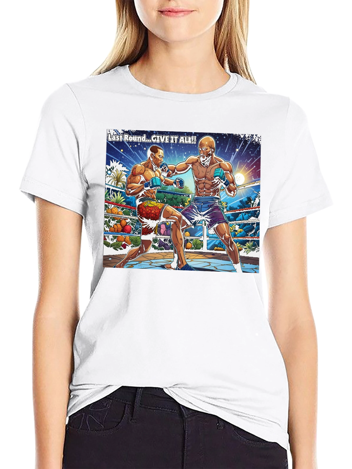 Last Round Boxing Graphic T-Shirt