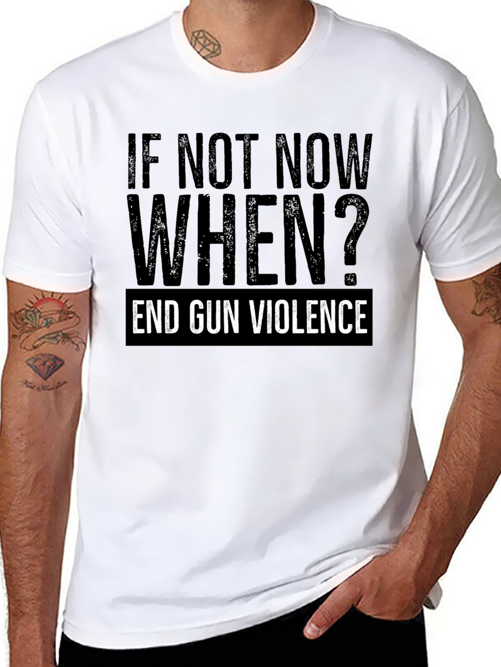 If Not Now When? End Gun Violence Graphic Tee