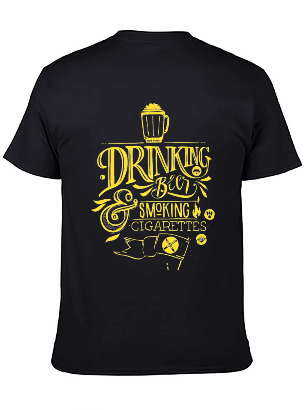 Drinking Beer & Smoking Cigarettes Graphic Tee