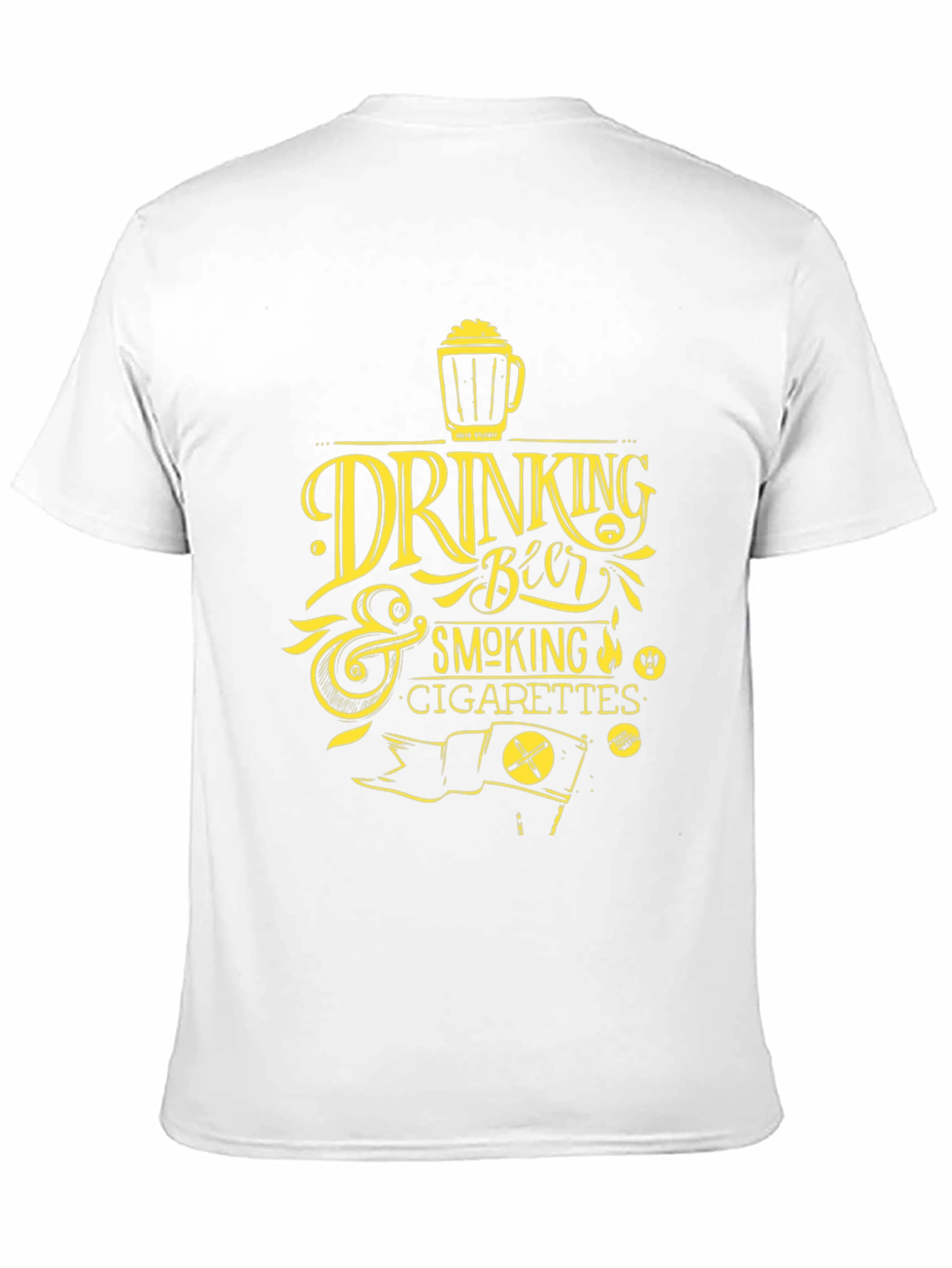 Drinking Beer & Smoking Cigarettes Graphic Tee