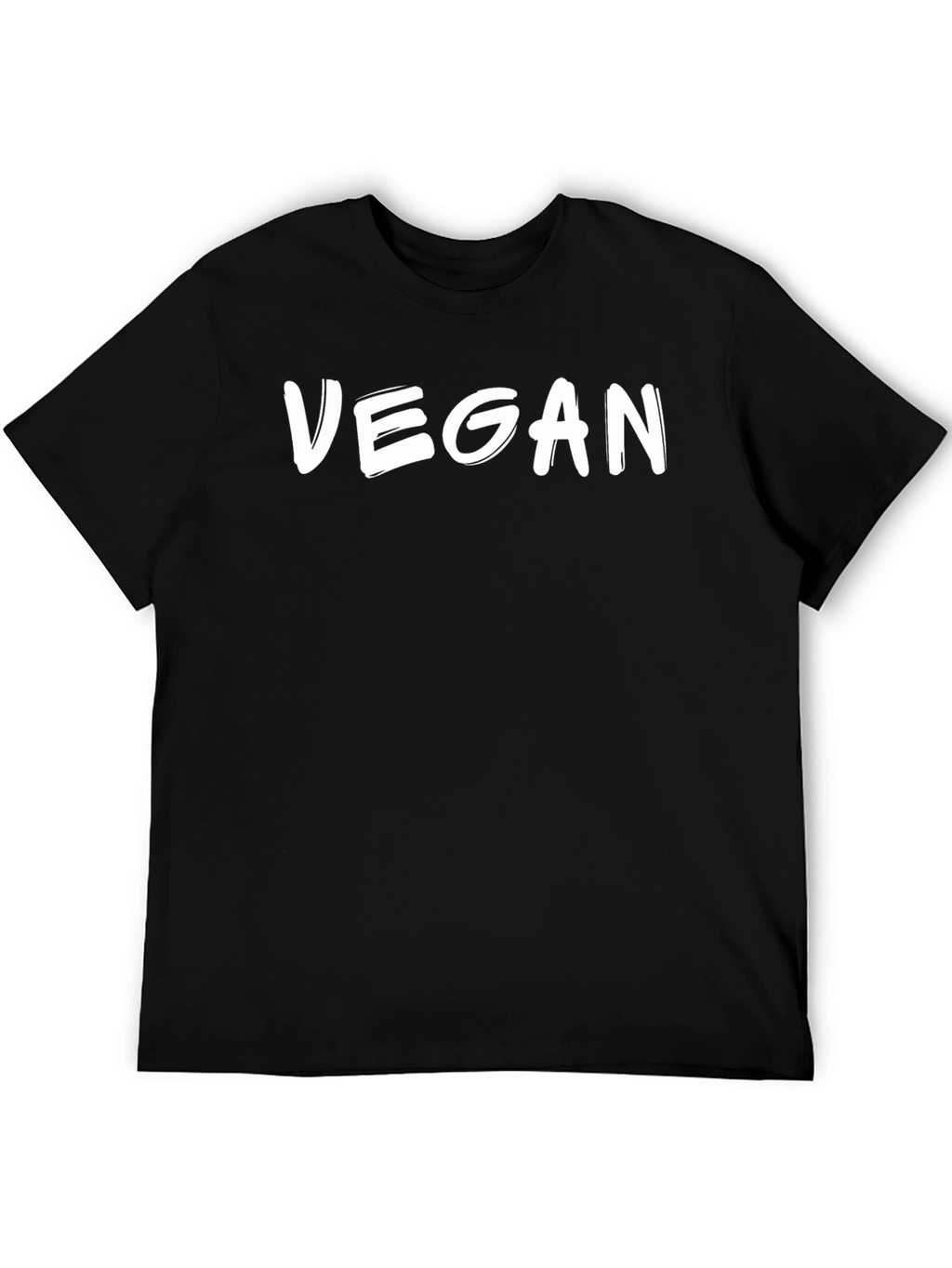Vegan Black T-Shirt - Stylish and Comfortable