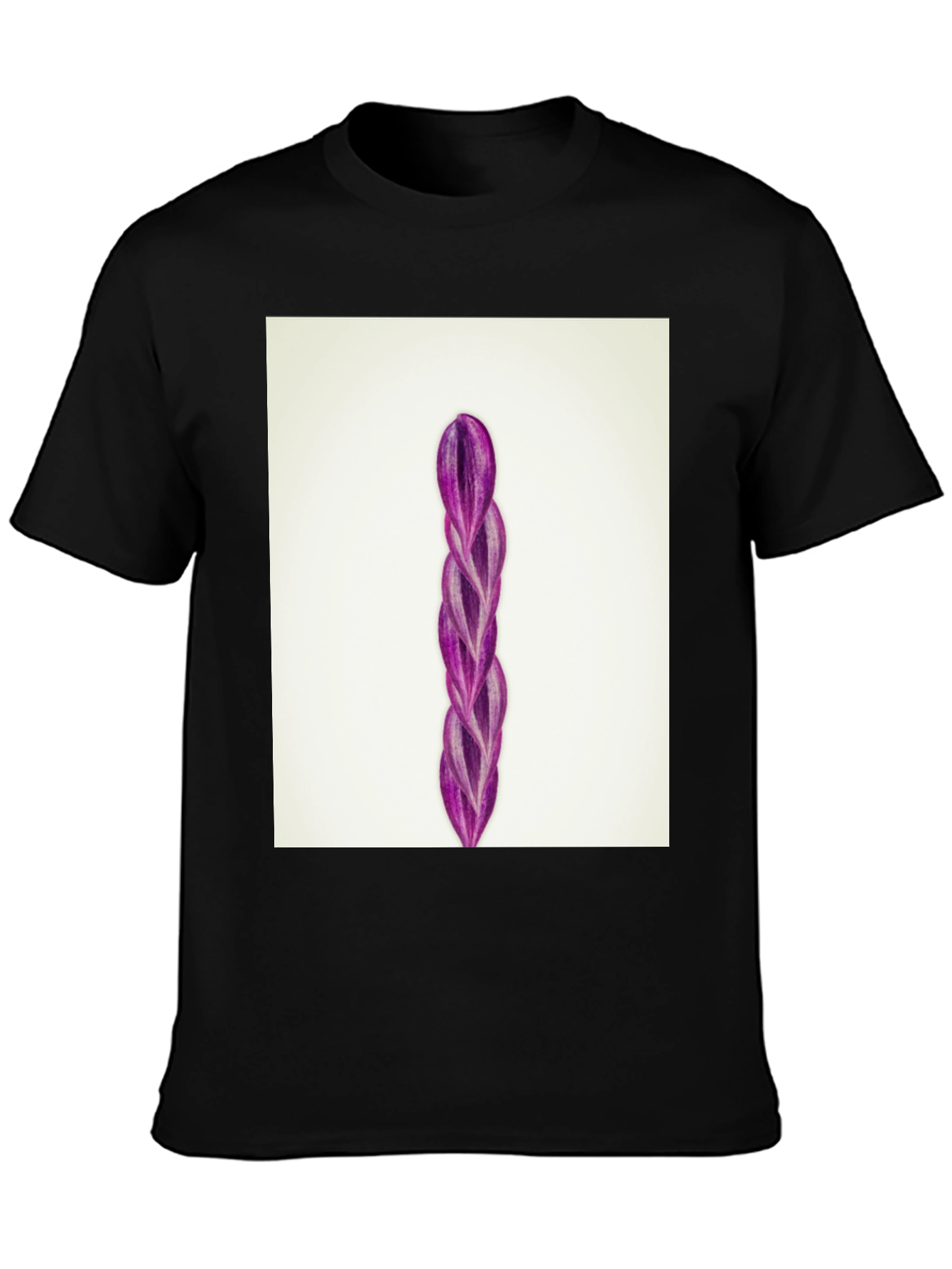 Wandering Jew Plant Black T-Shirt