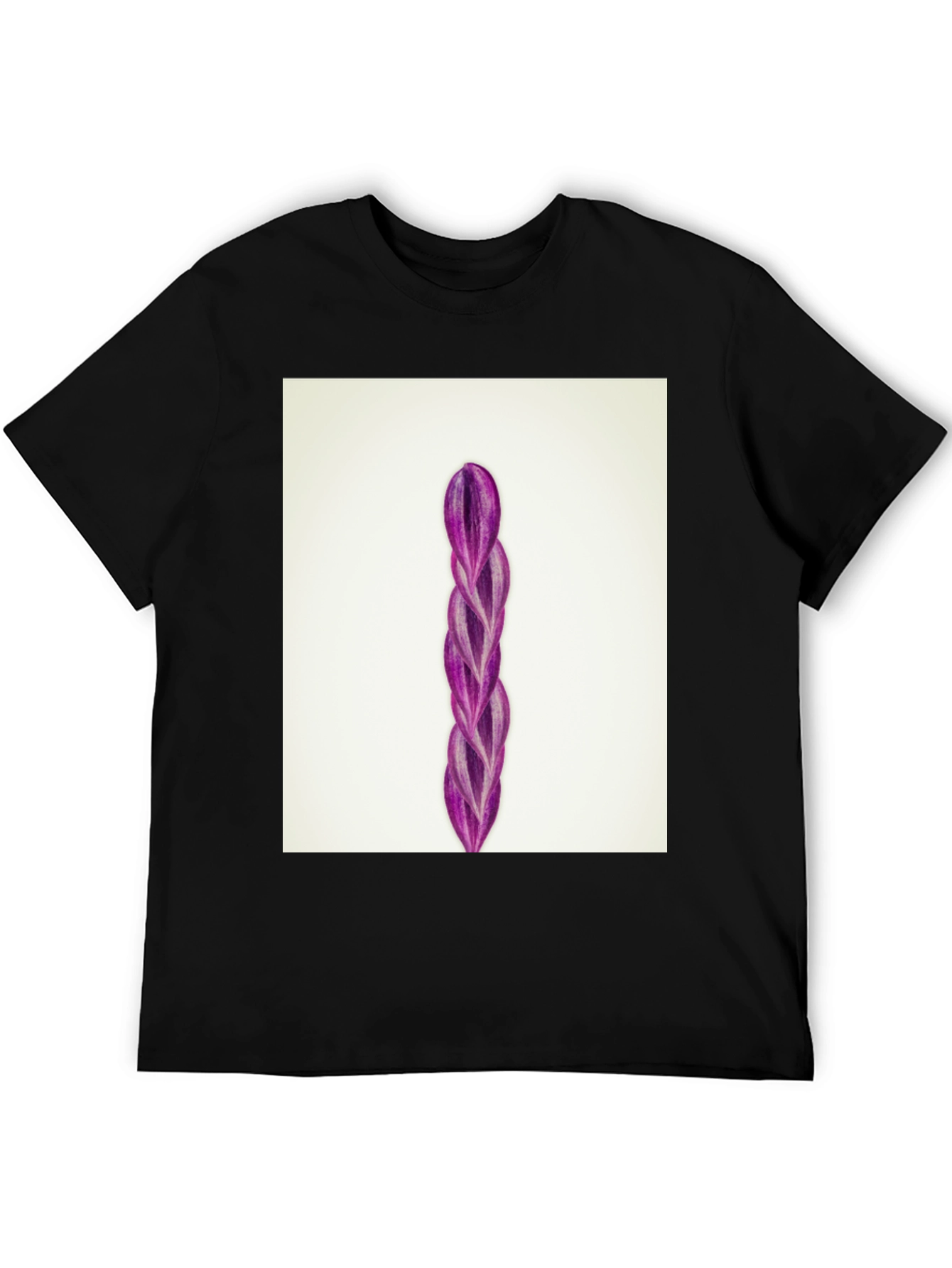 Wandering Jew Plant Black T-Shirt