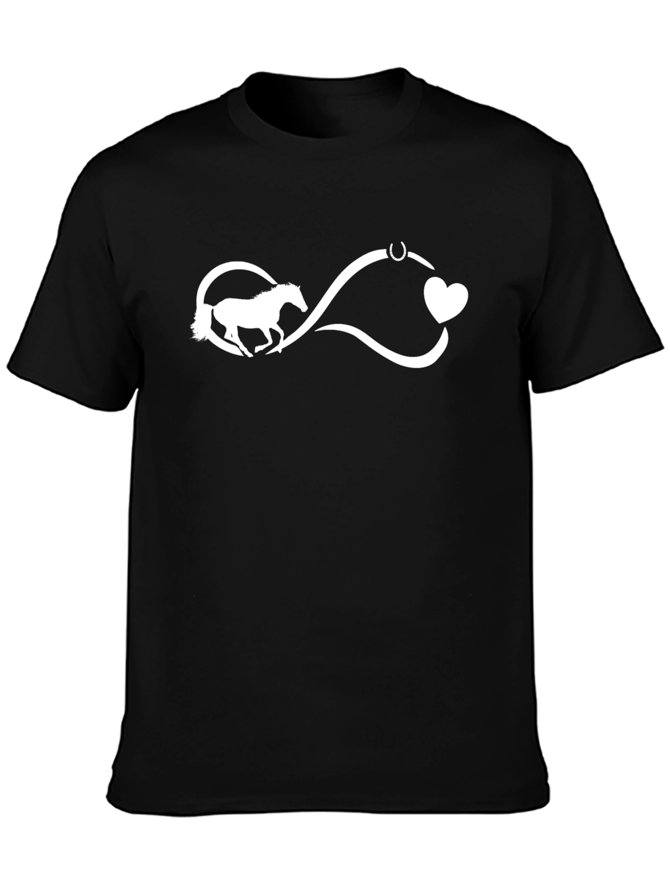 Horse Lover Infinity Heart Tee