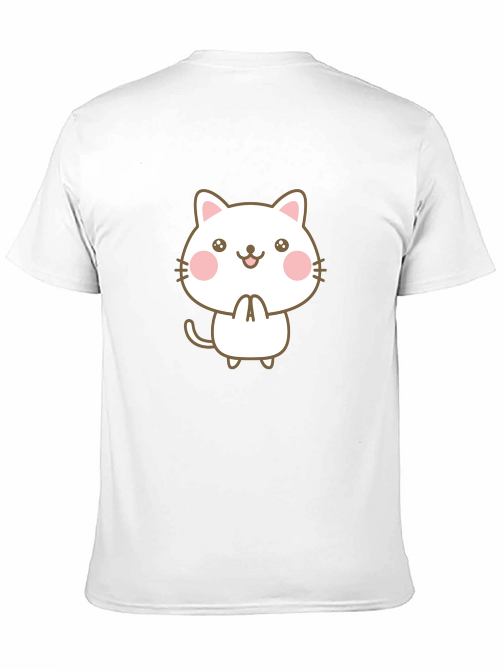 Cute Kawaii Cat Graphic Tee - Unisex Style
