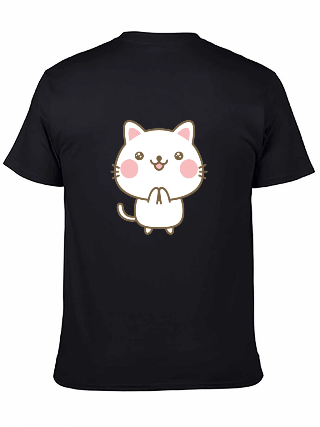 Cute Kawaii Cat Graphic Tee - Unisex Style