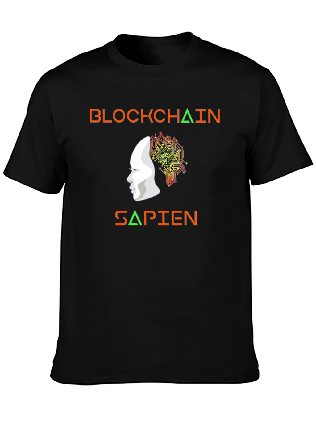 Blockchain Sapien Graphic T-Shirt