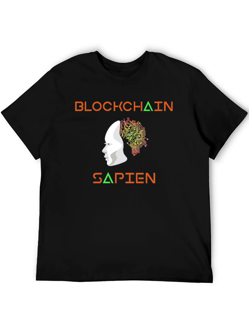 Blockchain Sapien Graphic T-Shirt