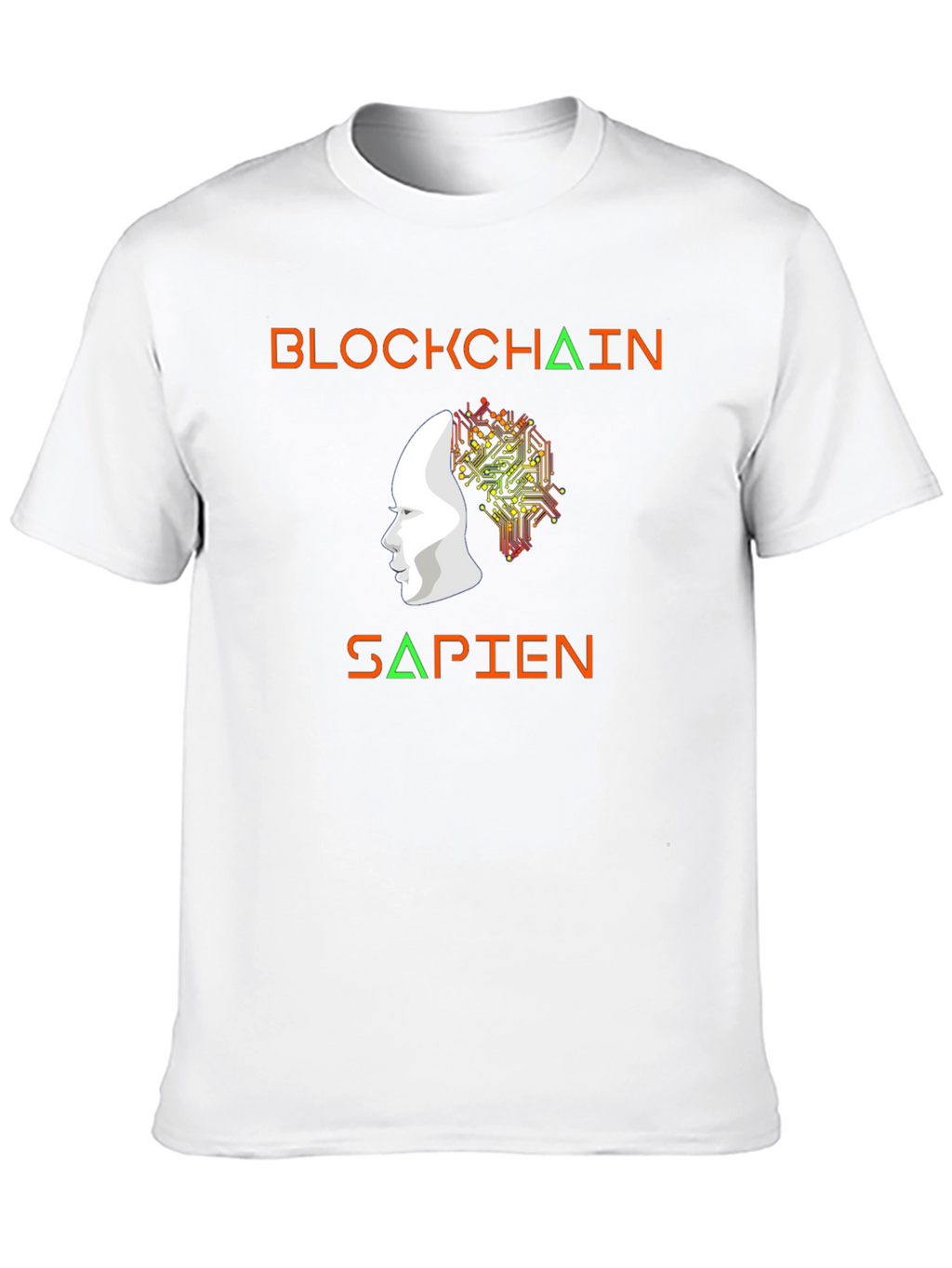 Blockchain Sapien Graphic T-Shirt