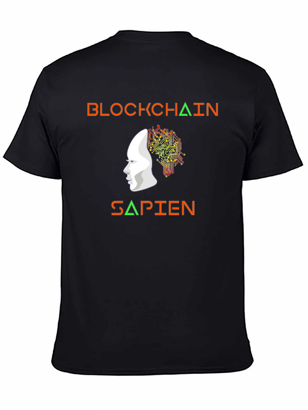 Blockchain Sapien Graphic T-Shirt
