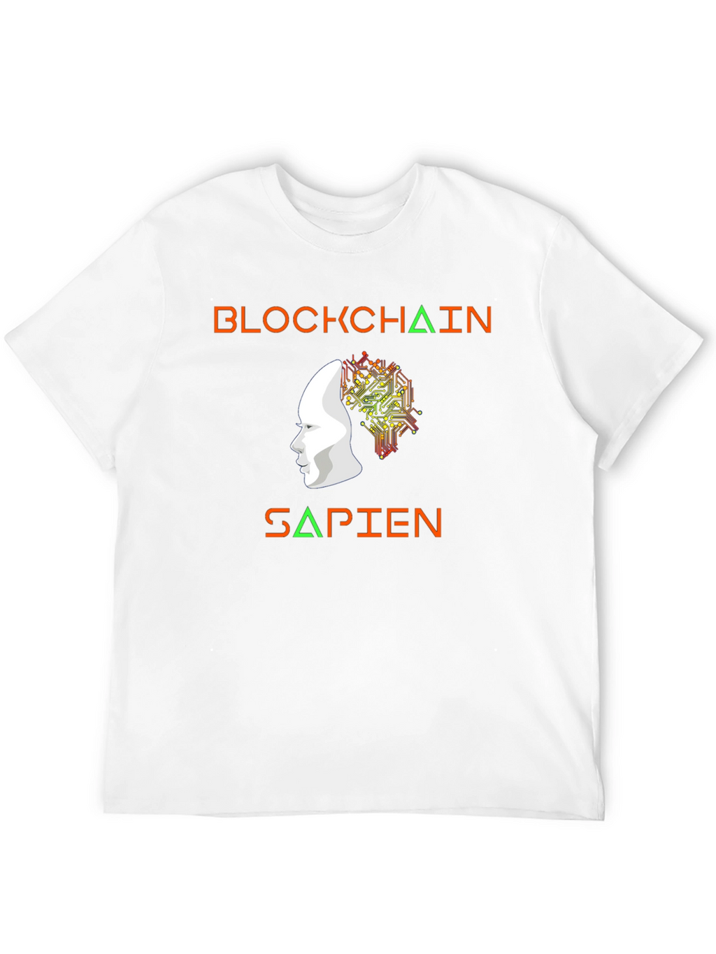 Blockchain Sapien Graphic T-Shirt
