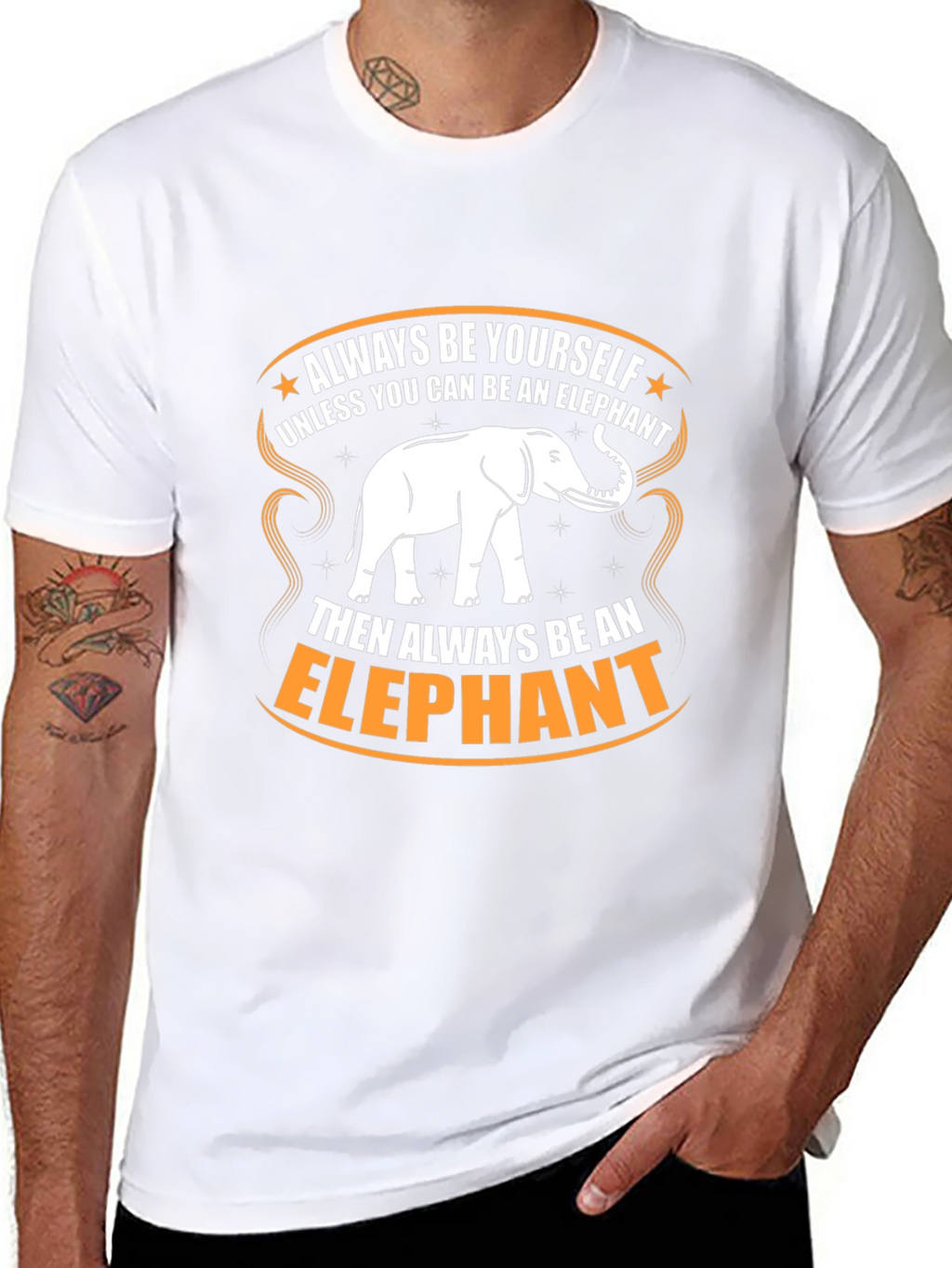 Always Be An Elephant Graphic T-Shirt