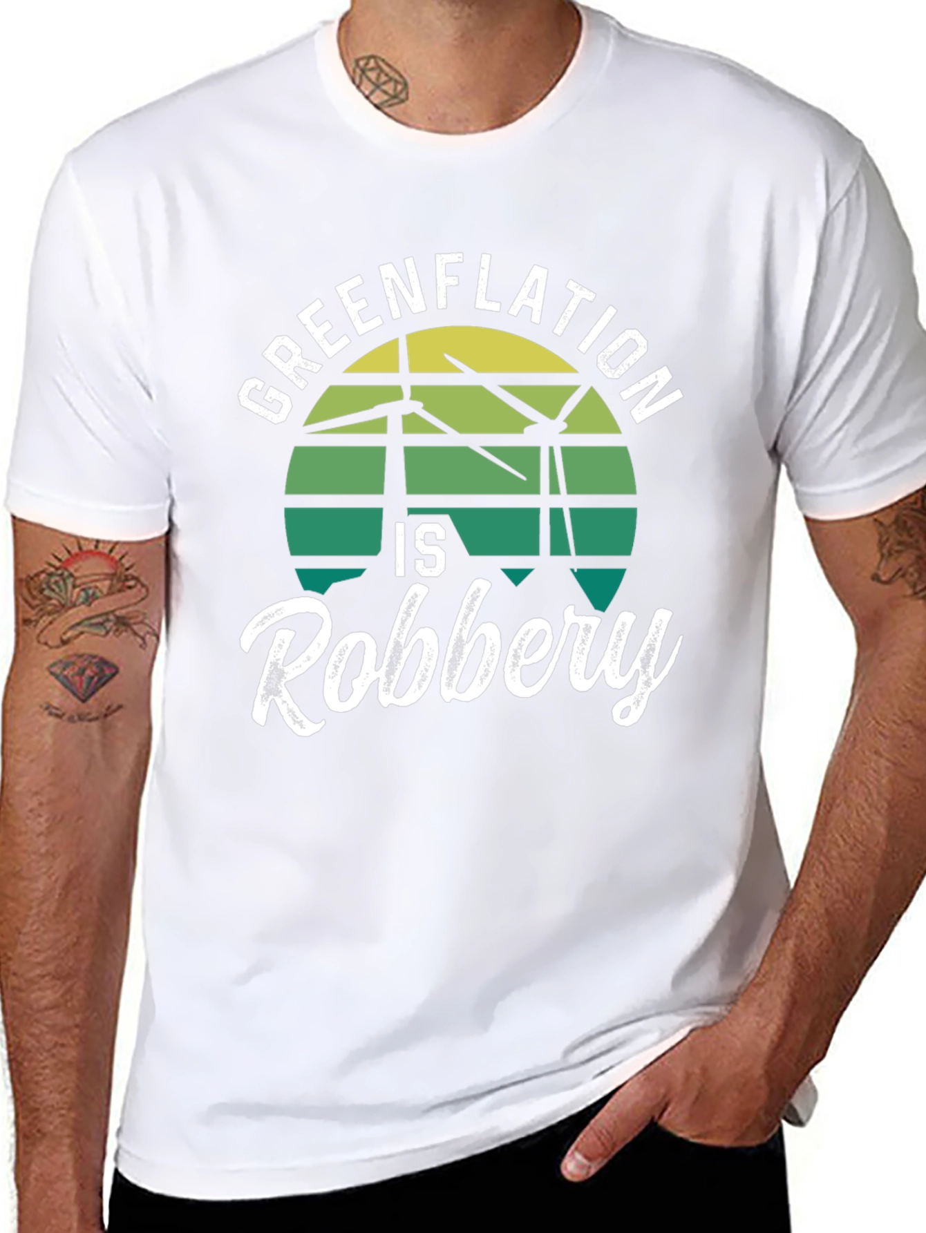 Greenflation is Robbery Graphic T-Shirt