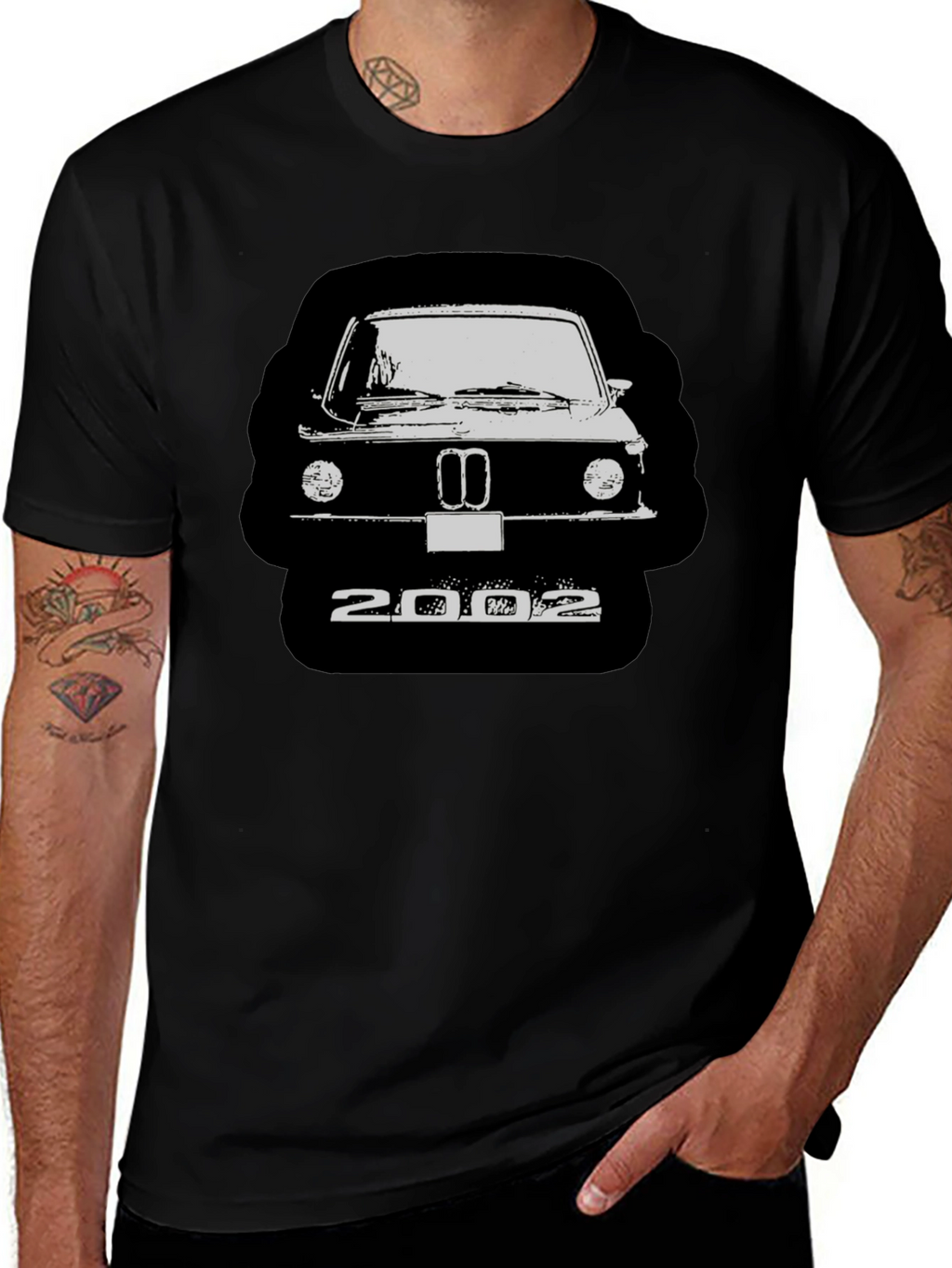 BMW 2002 Graphic Tee - Classic Car Enthusiast T-Shirt