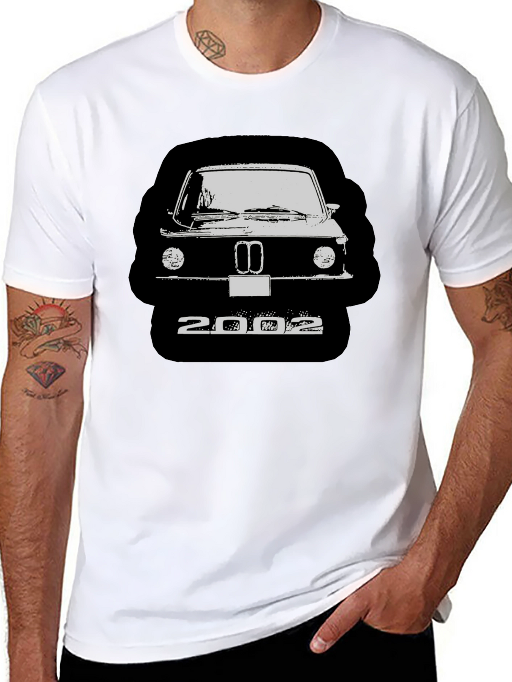 BMW 2002 Graphic Tee - Classic Car Enthusiast T-Shirt