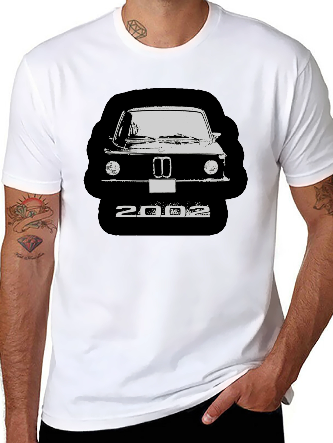 BMW 2002 Graphic Tee - Classic Car Enthusiast T-Shirt