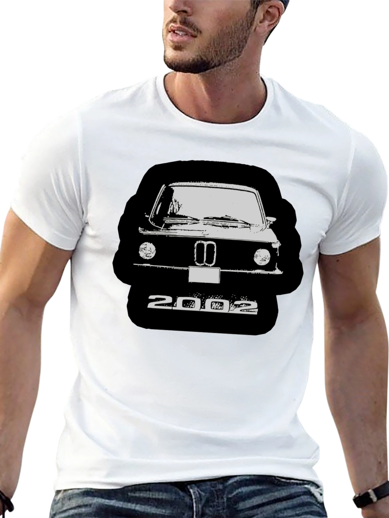 BMW 2002 Graphic Tee - Classic Car Enthusiast T-Shirt