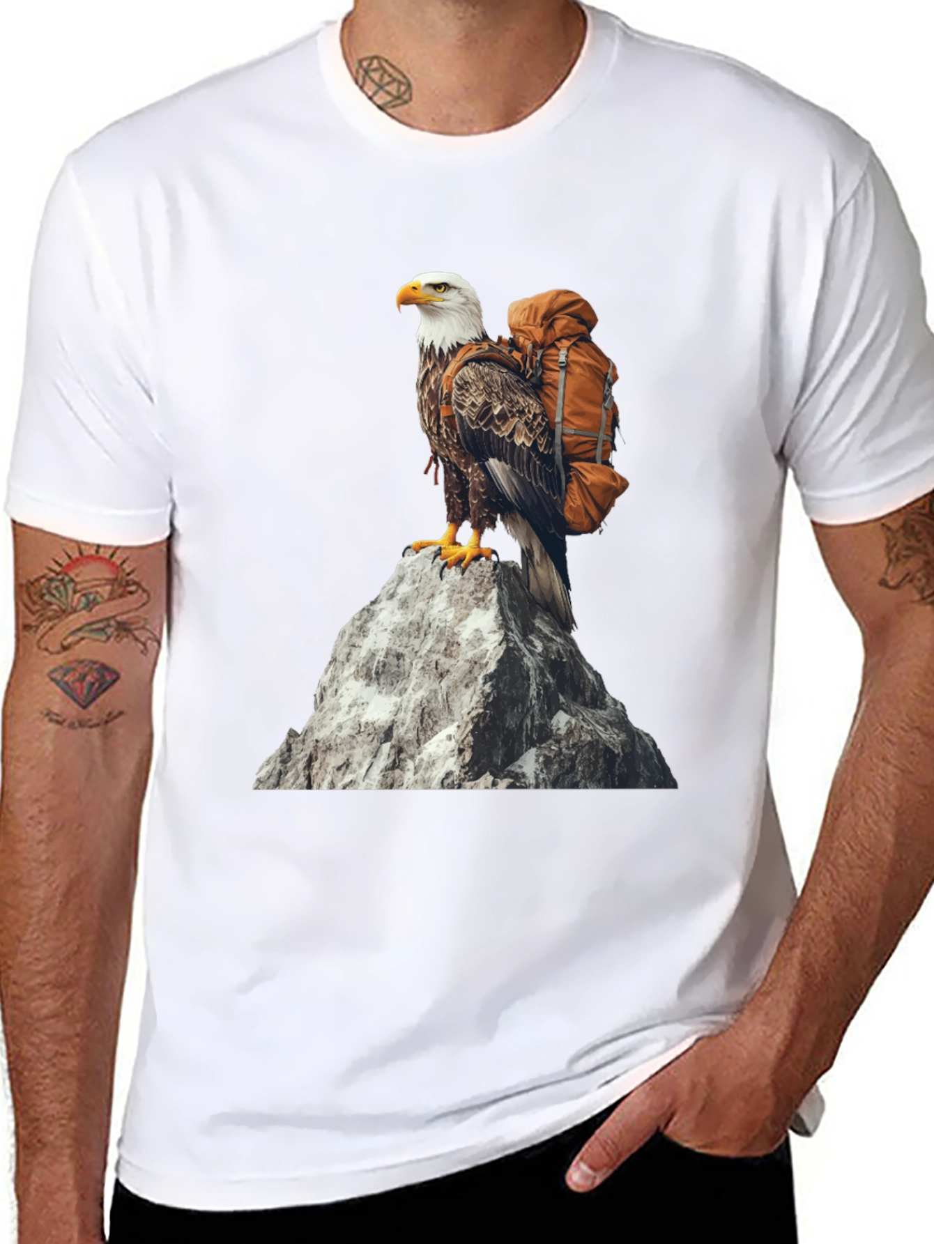 Eagle Hiker Graphic T-Shirt