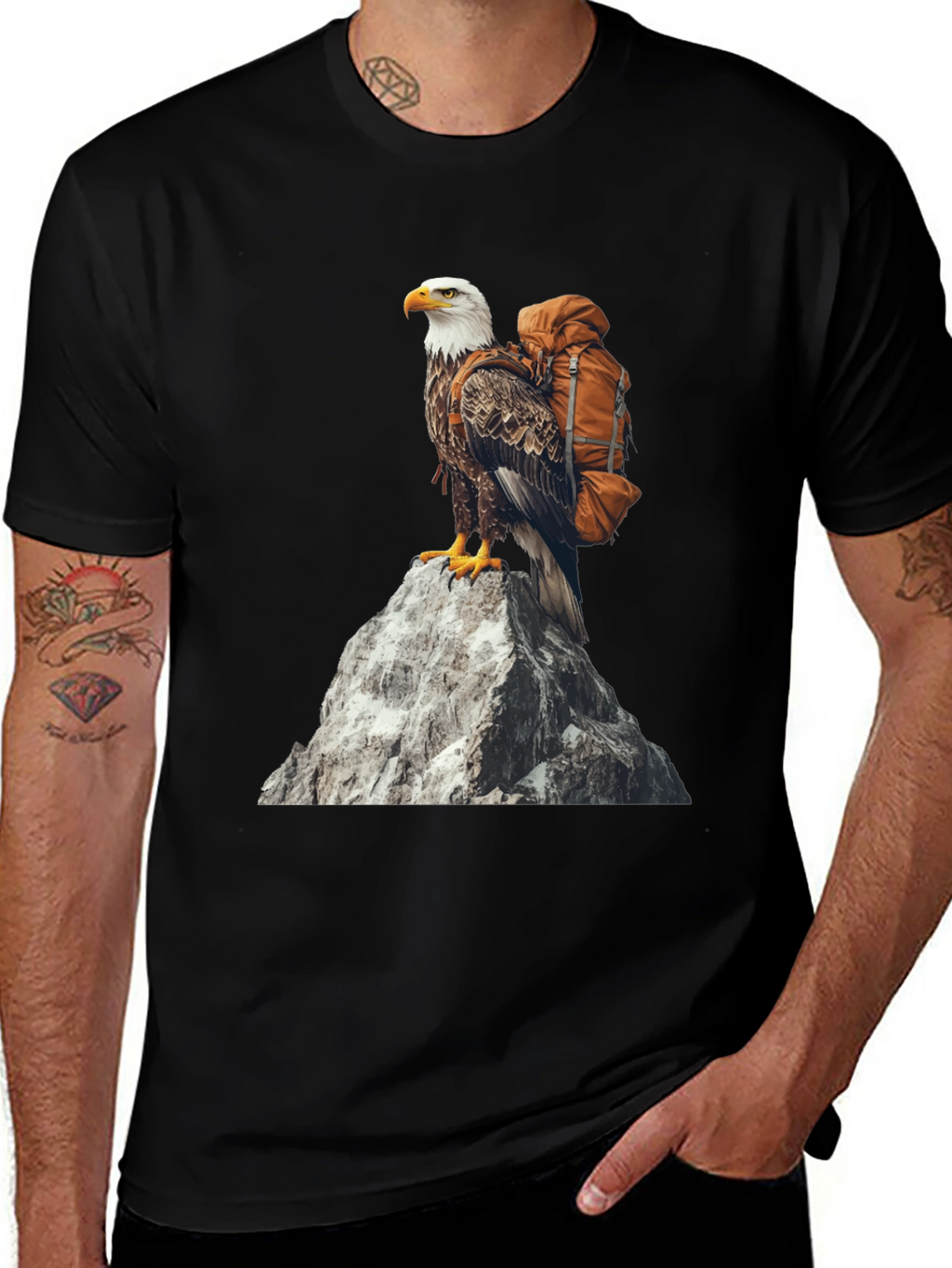 Eagle Hiker Graphic T-Shirt