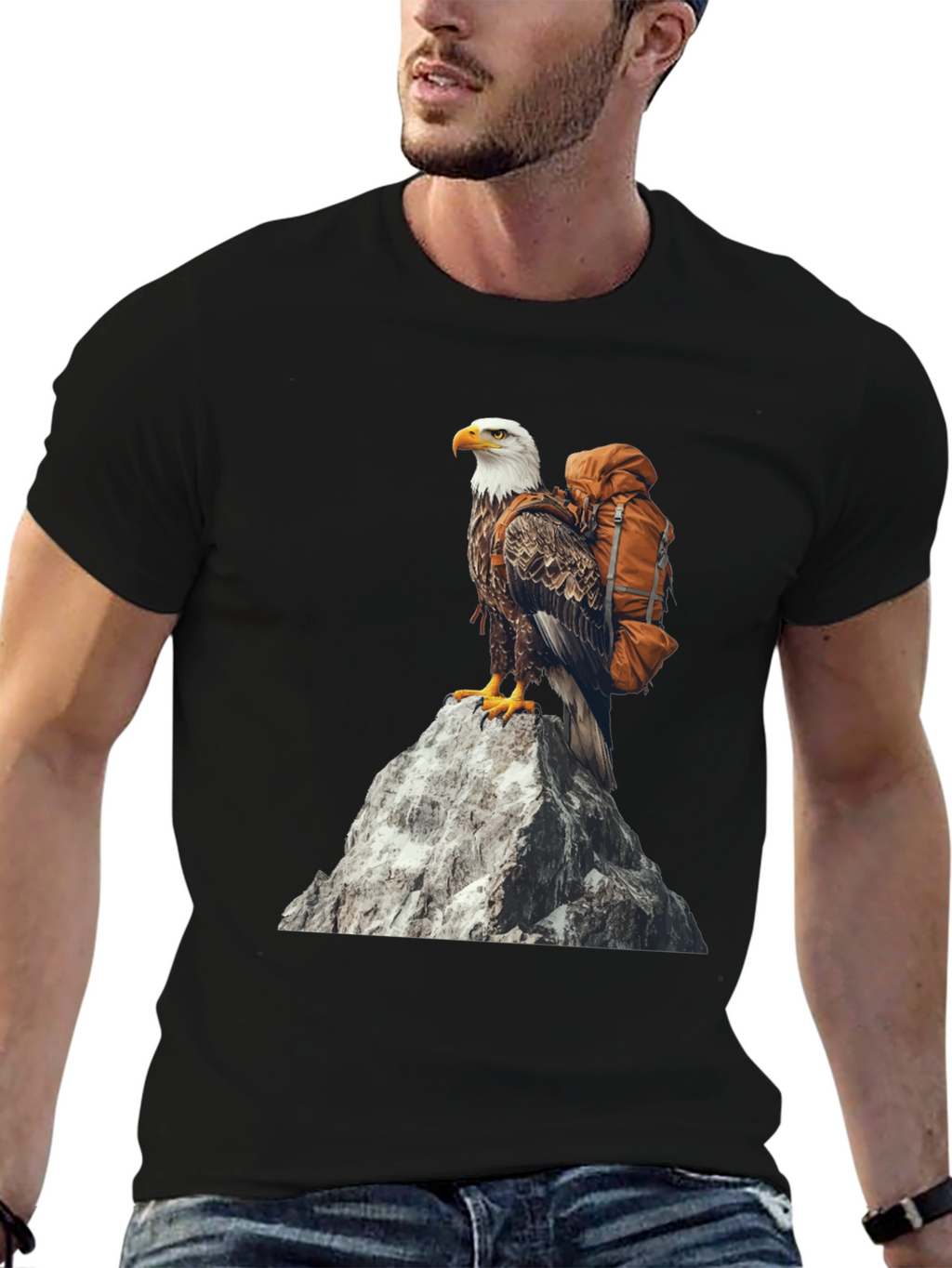 Eagle Hiker Graphic T-Shirt