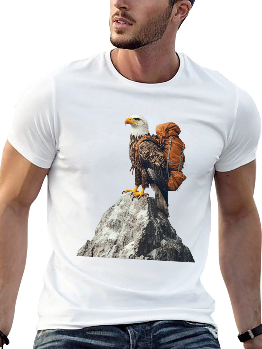 Eagle Hiker Graphic T-Shirt