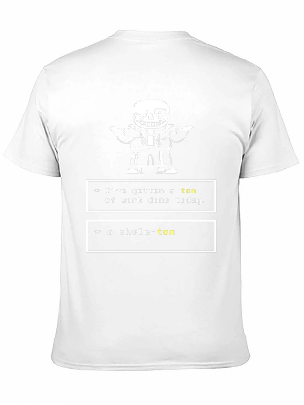 Undertale Sans Skele-ton Black T-Shirt