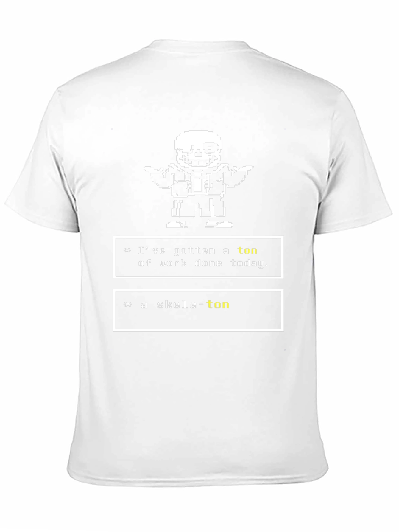 Undertale Sans Skele-ton Black T-Shirt