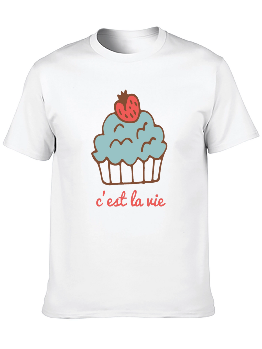 Cest La Vie Cupcake Graphic Tee