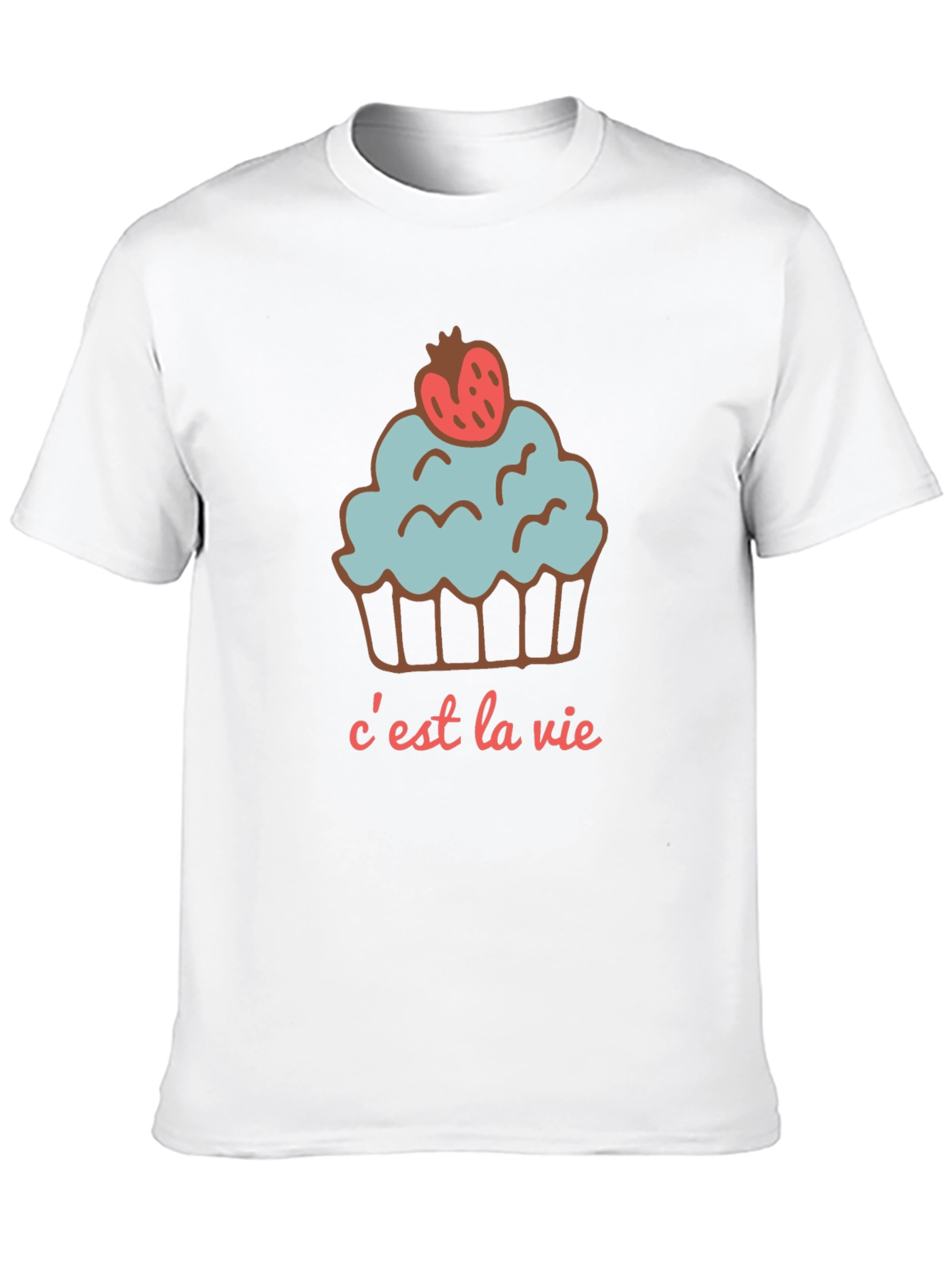Cest La Vie Cupcake Graphic Tee
